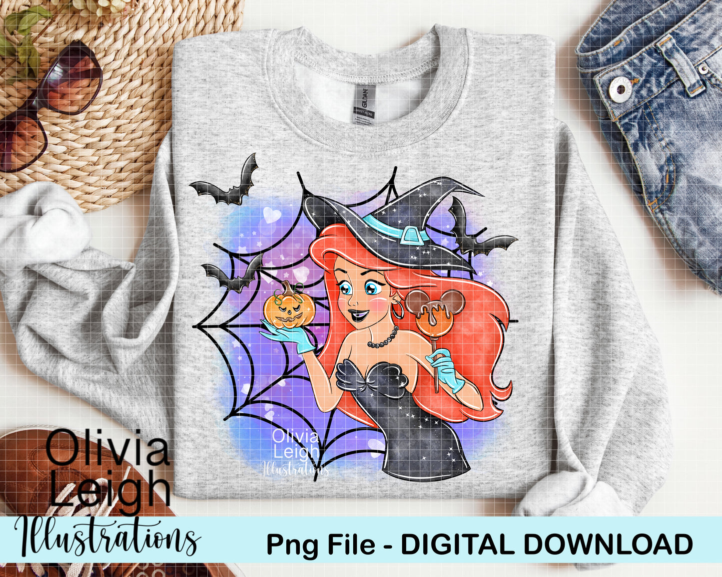 Halloween Witch Princess Clipart