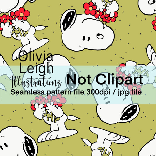 Peanuts Seamless Pattern