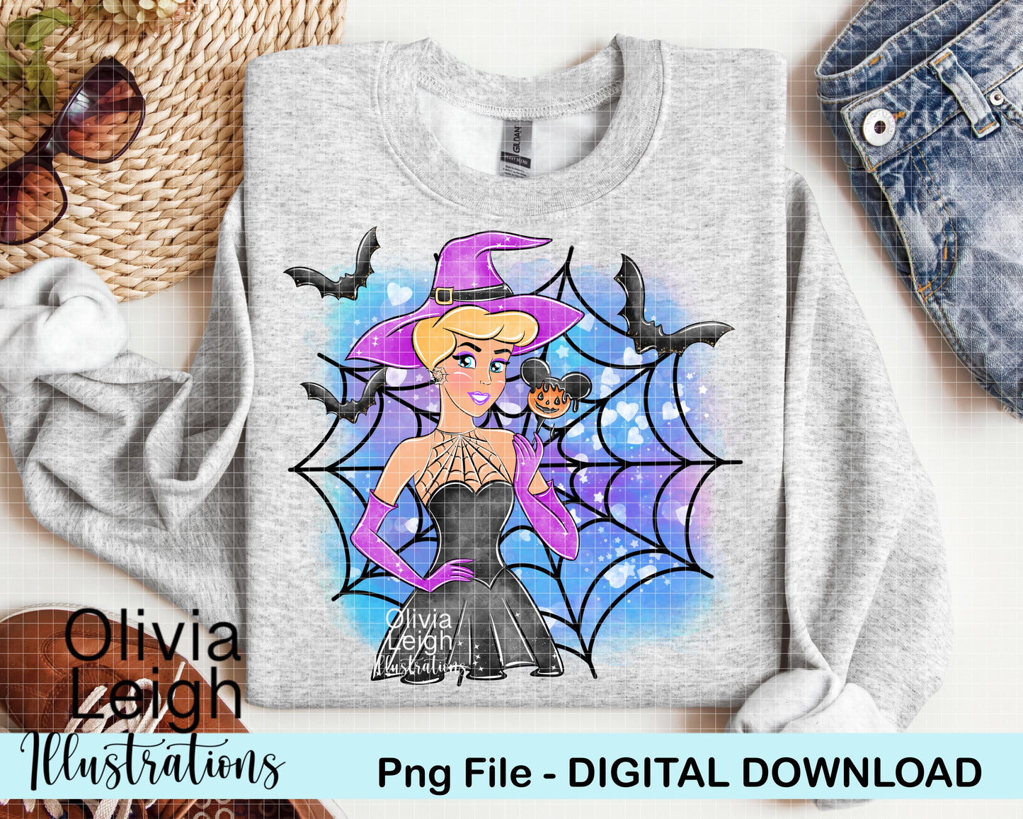 Halloween Witch Princess Clipart