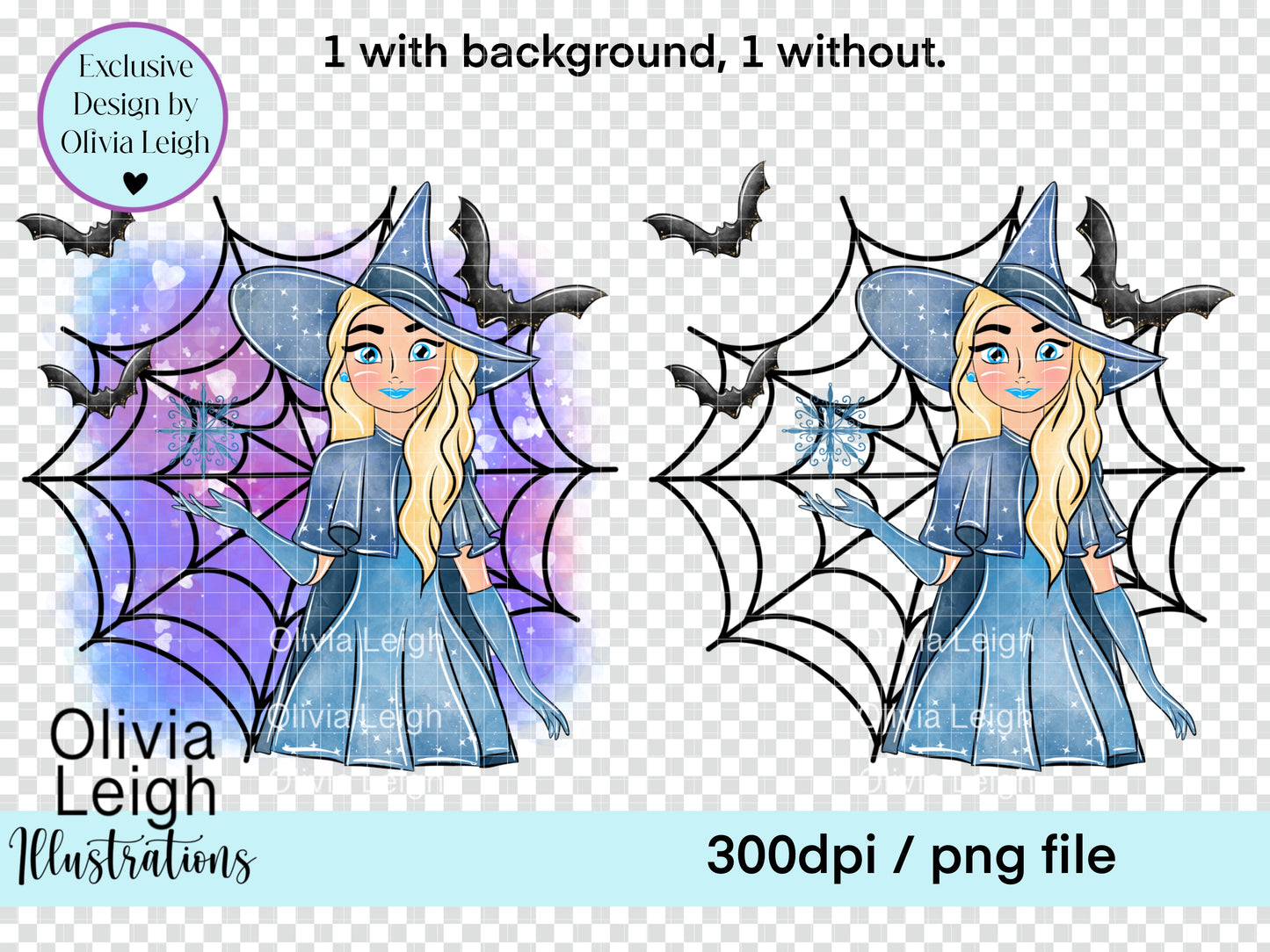 Halloween Witch Princess Clipart