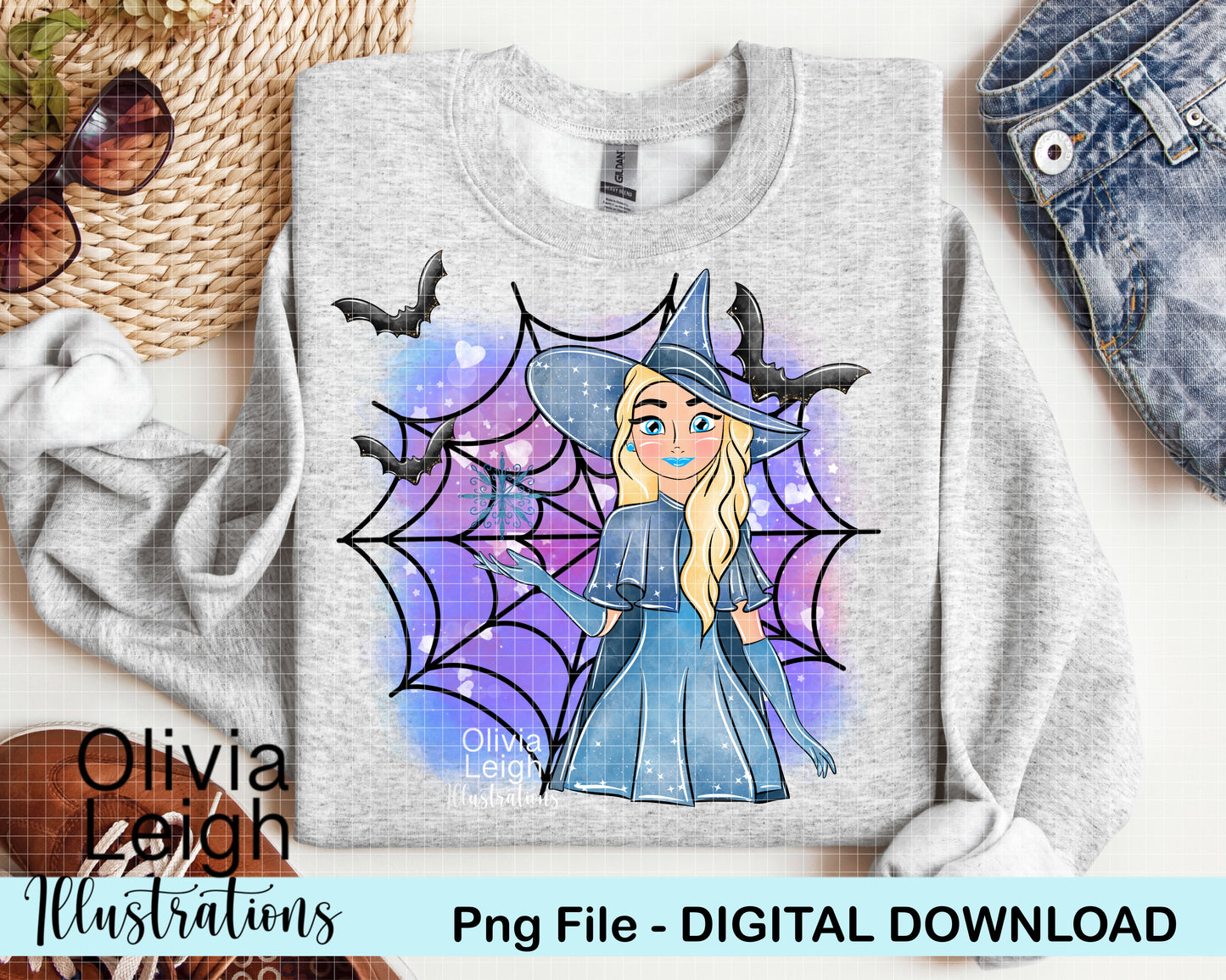 Halloween Witch Princess Clipart