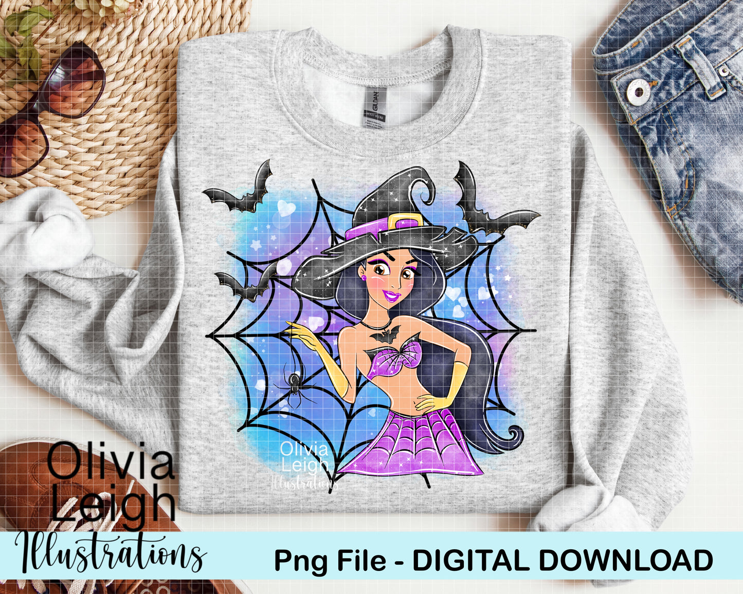 Halloween Witch Princess Clipart