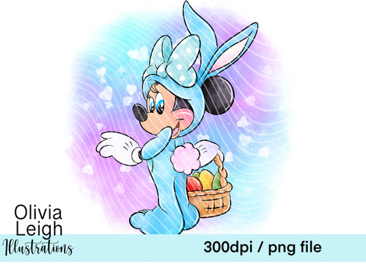 Mouse Friends Easter Clipart