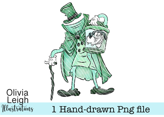 Mouse Pal Halloween Hatbox PNG