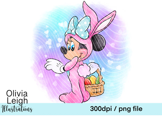 Mouse Friends Easter Clipart