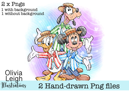 Mouse Pals Dapper PNG