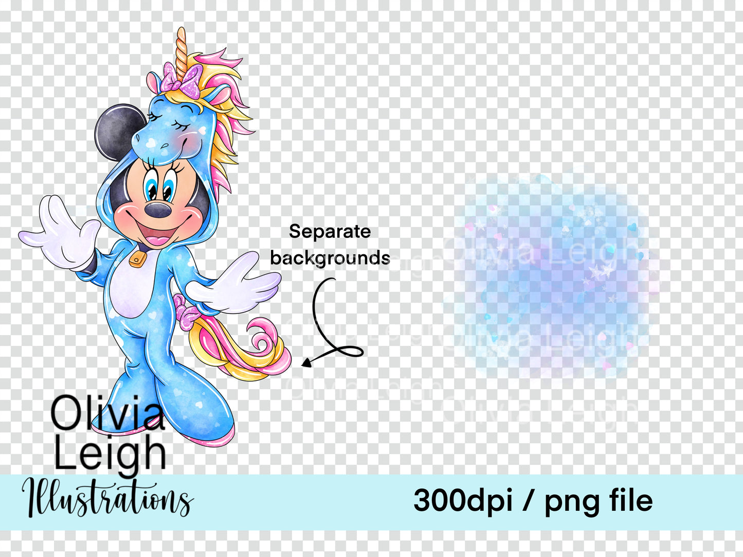 Miss Mouse Unicorn Set