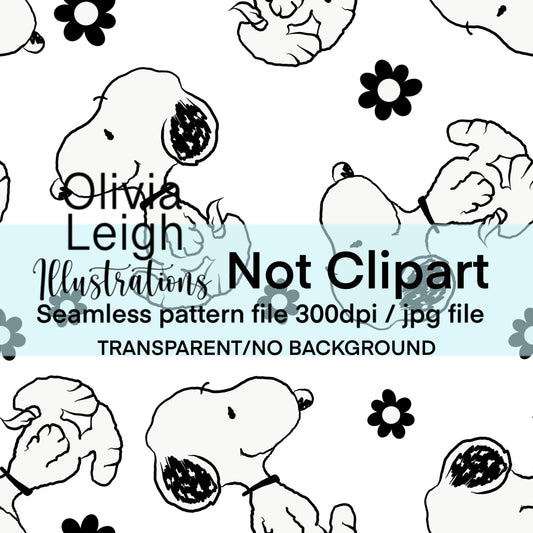 Peanuts Seamless Pattern