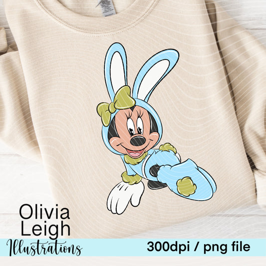 Mouse Friends Easter Clipart
