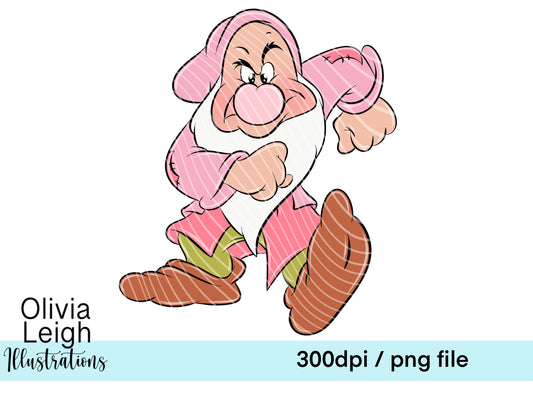 Princess Snow Friends Clipart