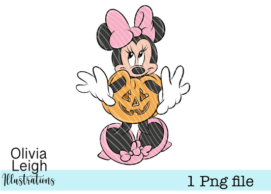 Mouse Pumpkin PNG