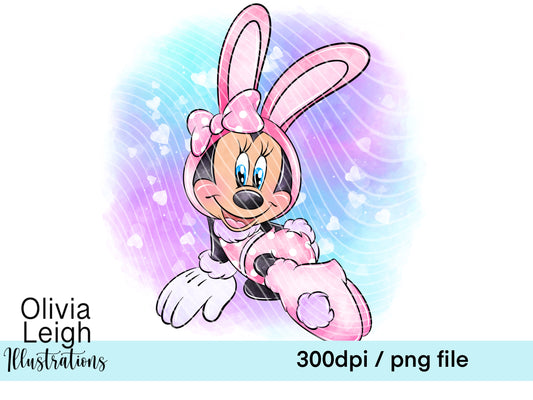 Mouse Friends Easter Clipart