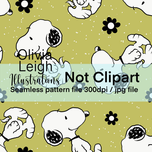 Peanuts Seamless Pattern