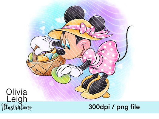 Mouse Friends Easter Clipart