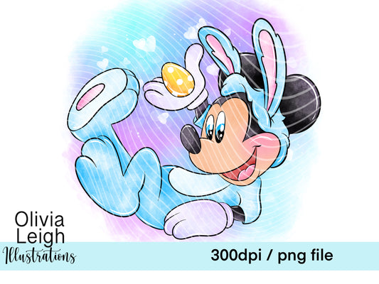 Mouse Friends Easter Clipart