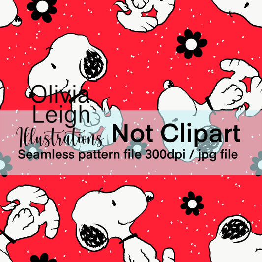 Peanuts Seamless Pattern