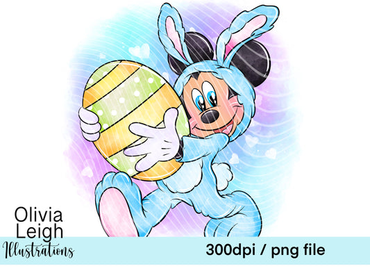 Mouse Friends Easter Clipart