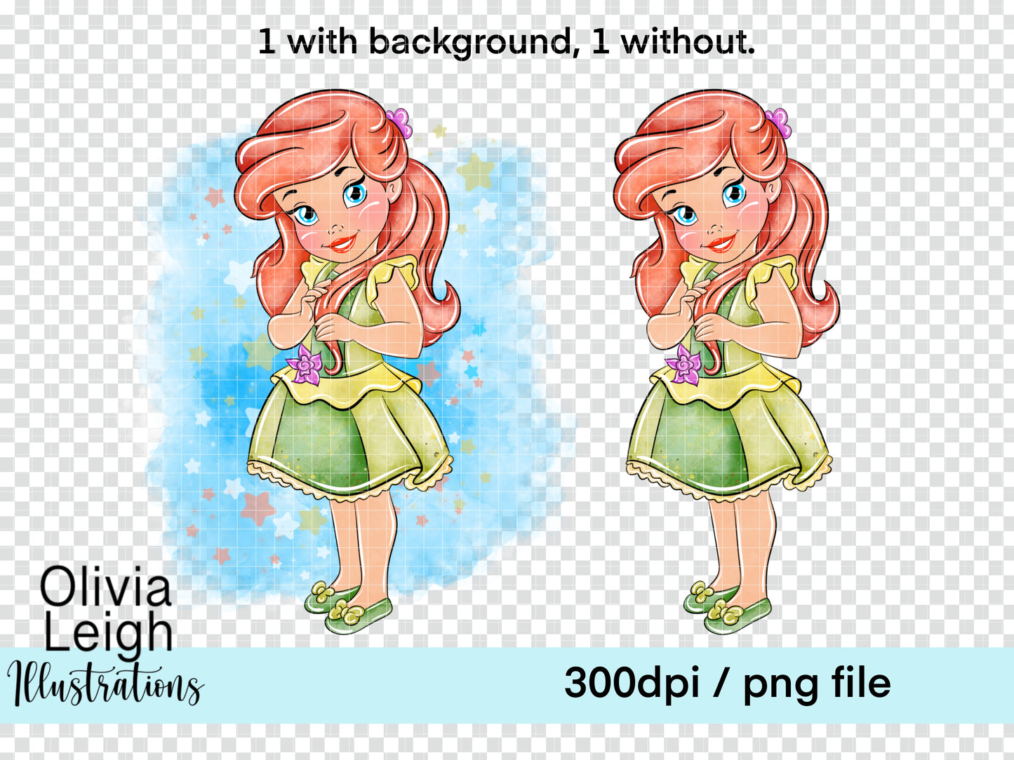 Baby Princess Mermaid Clipart