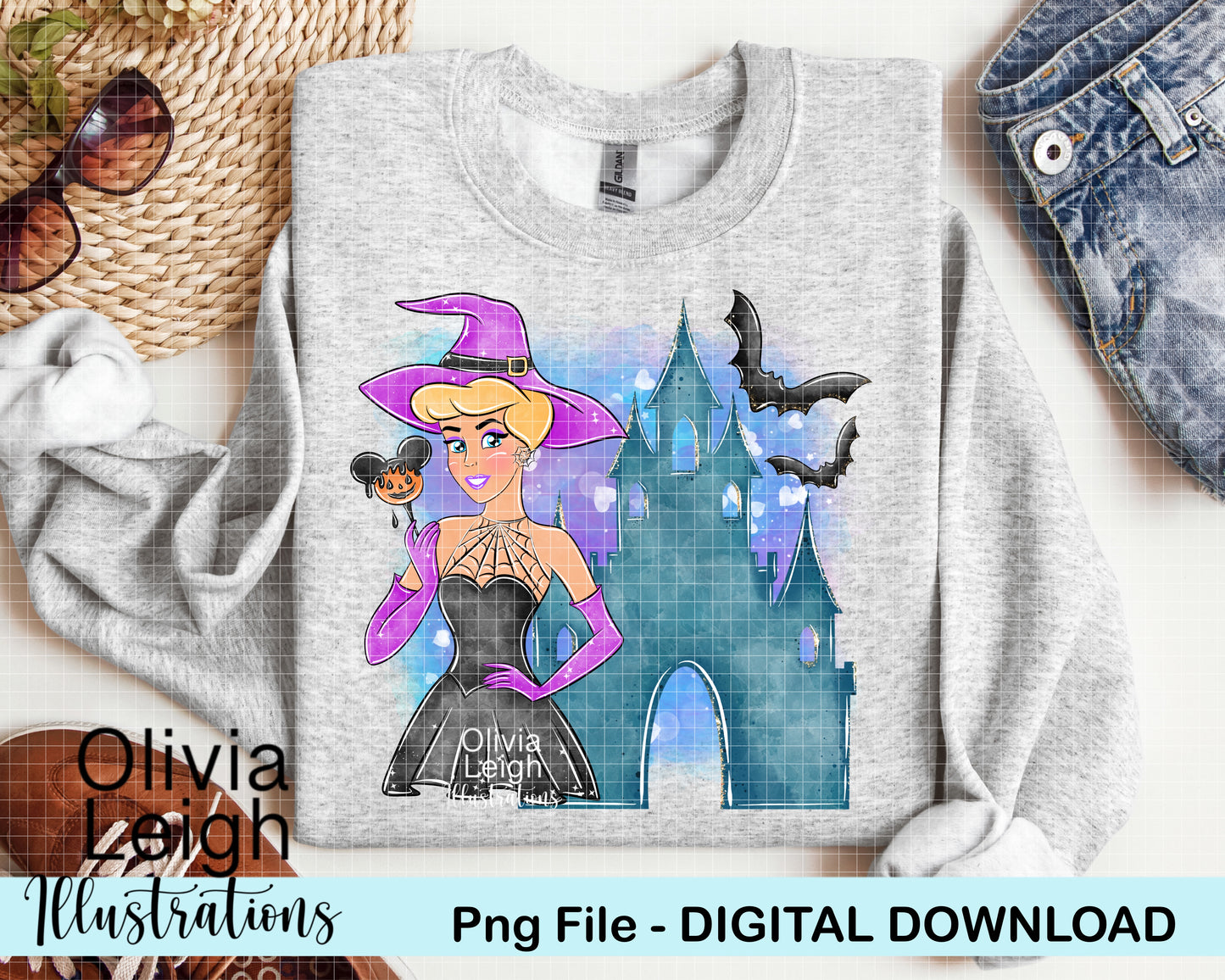 Halloween Witch Princess Clipart