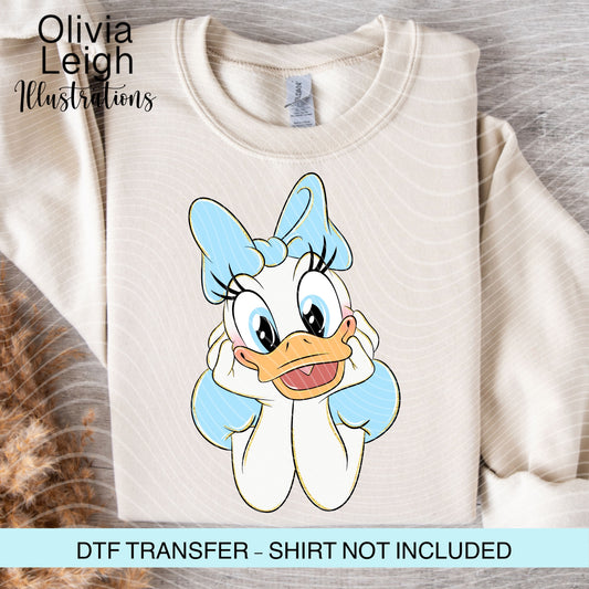 Mouse Friends Cartoon Ready To Press Dtf Transfer