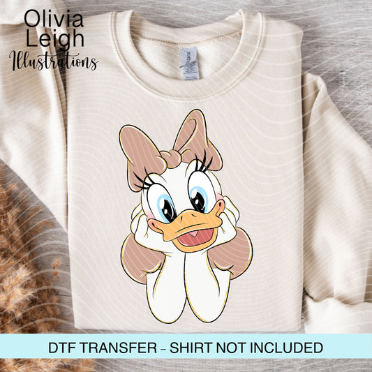 Mouse Friends Cartoon Ready To Press Dtf Transfer