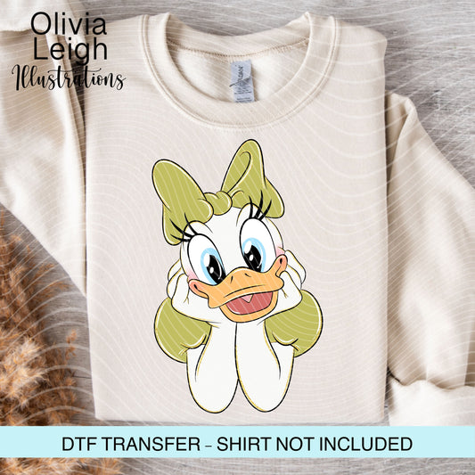 Mouse Friends Cartoon Ready To Press Dtf Transfer