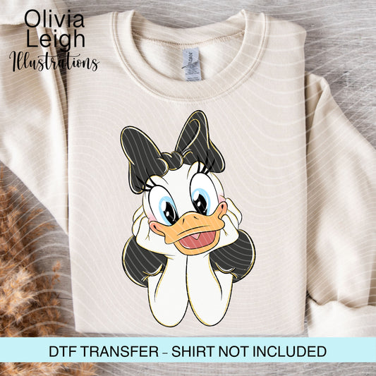 Mouse Friends Cartoon Ready To Press Dtf Transfer