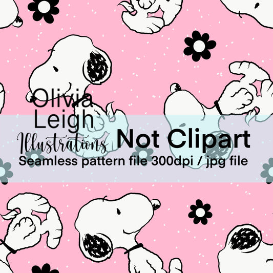 Peanuts Seamless Pattern