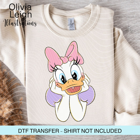 Mouse Friends Cartoon Ready To Press Dtf Transfer