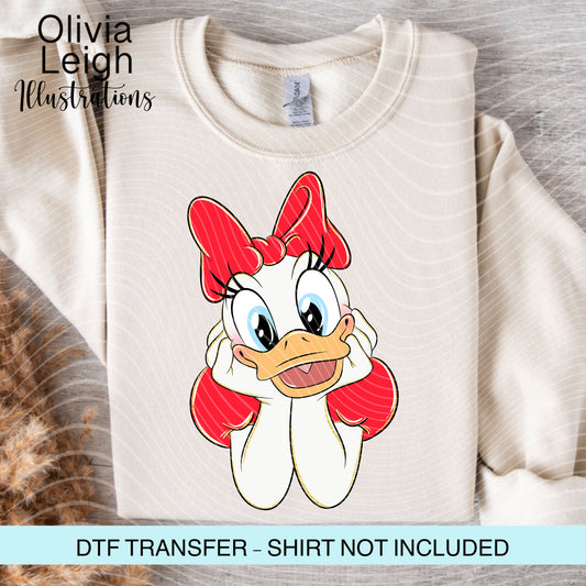 Mouse Friends Cartoon Ready To Press Dtf Transfer