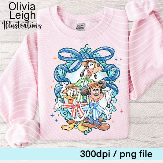 Mouse Pals Dapper Locket PNG