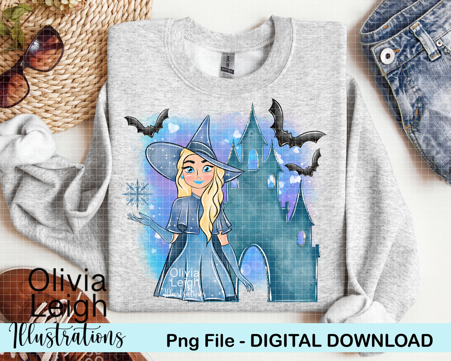 Halloween Witch Princess Clipart