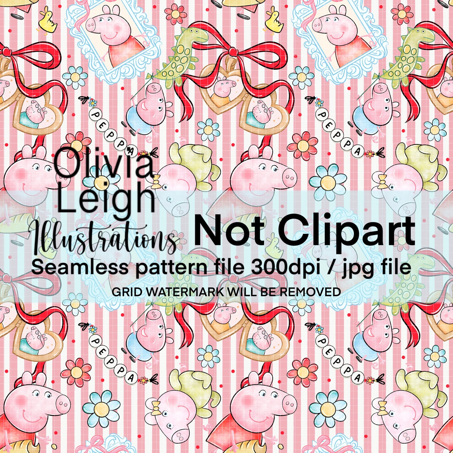 Peppa Seamless Pattern