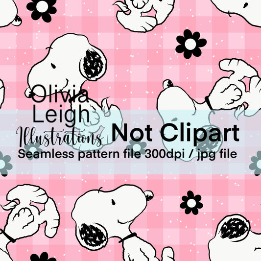 Peanuts Seamless Pattern