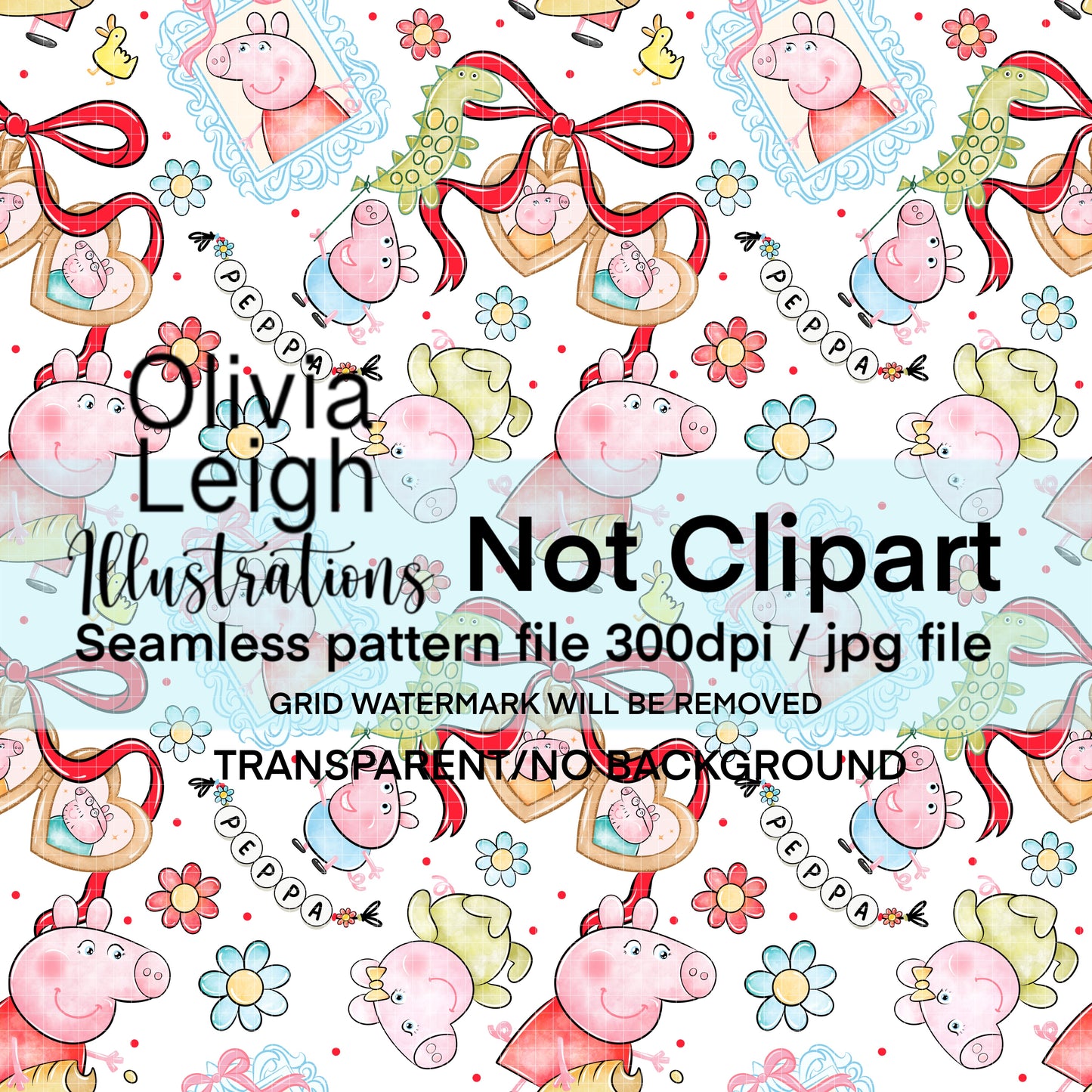 Peppa Seamless Pattern