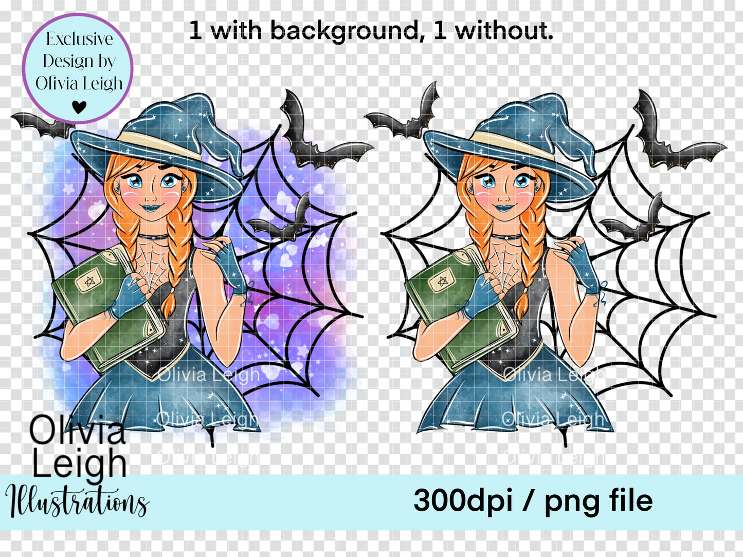 Halloween Witch Princess Clipart