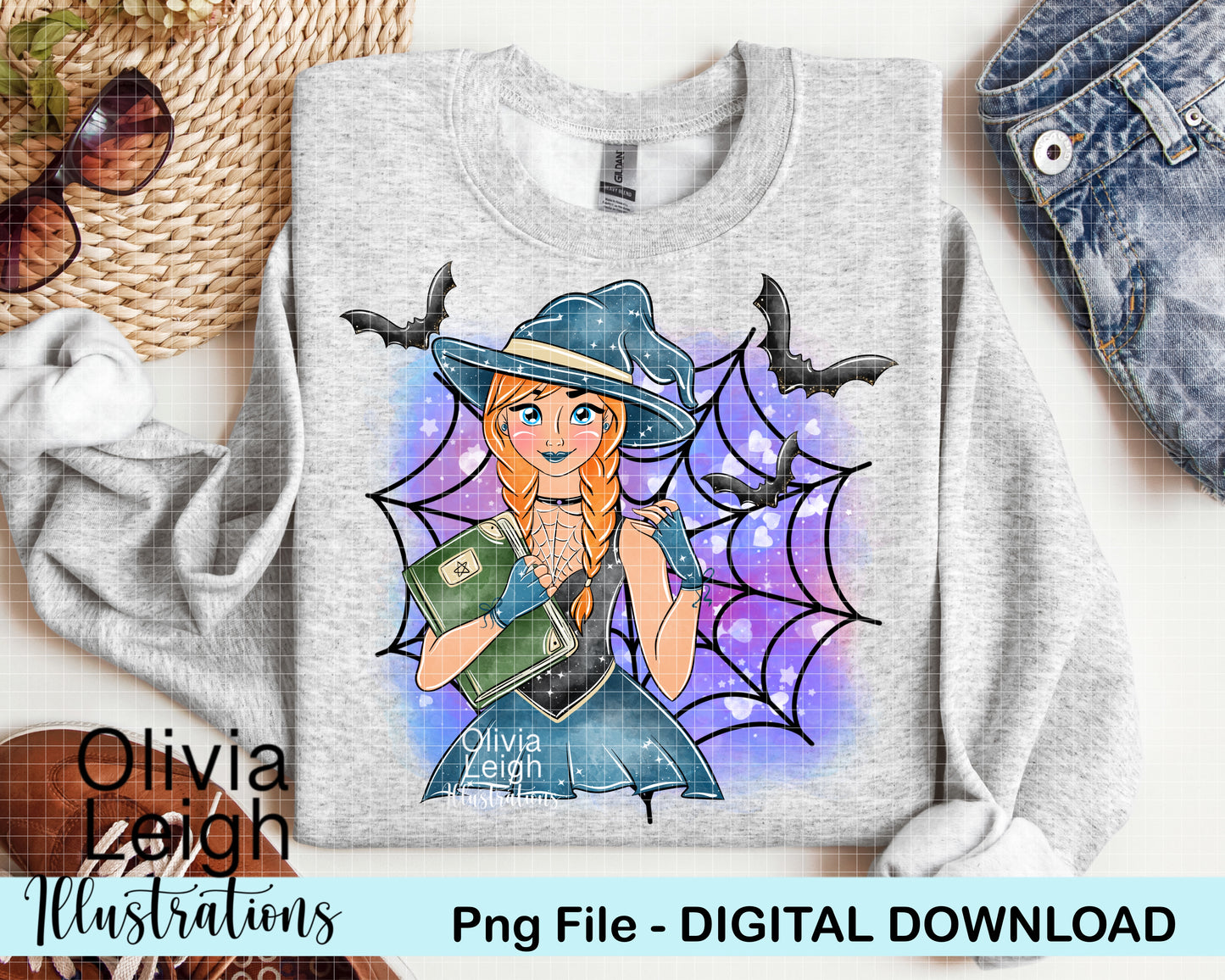 Halloween Witch Princess Clipart