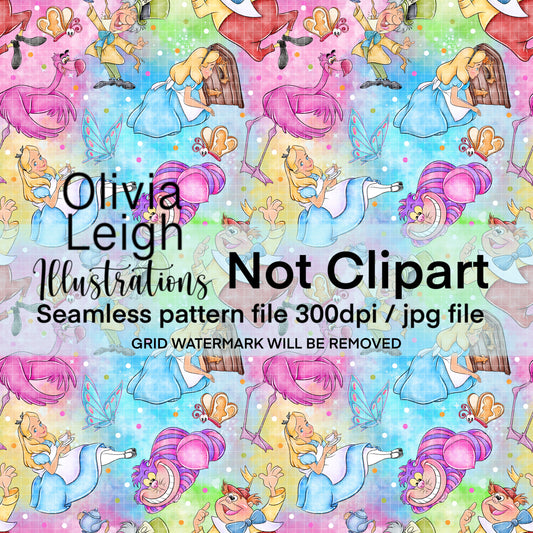 Alice Seamless Pattern