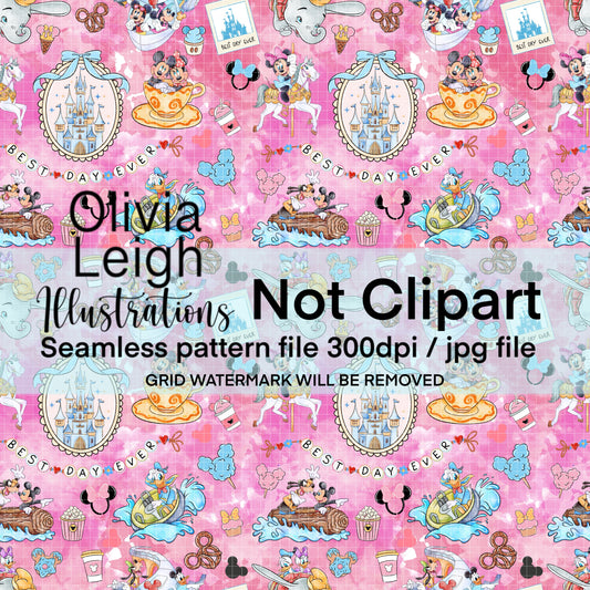 Best Day Ever Seamless Pattern
