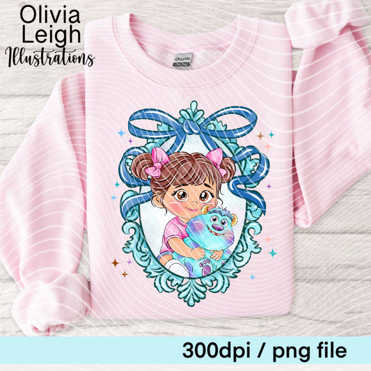 Monster Baby Locket PNG