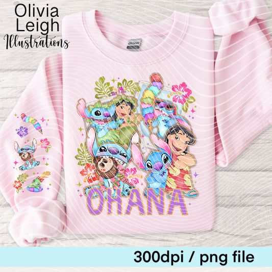 Stitch 1 Cartoon Shirt Design