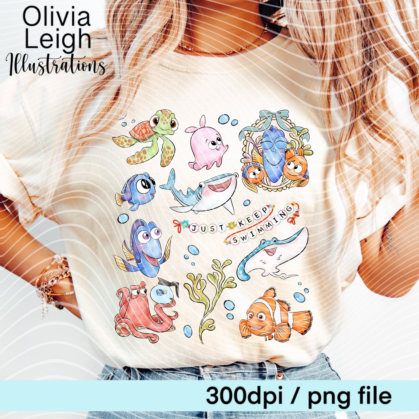 Fish Cartoon Shirt Design