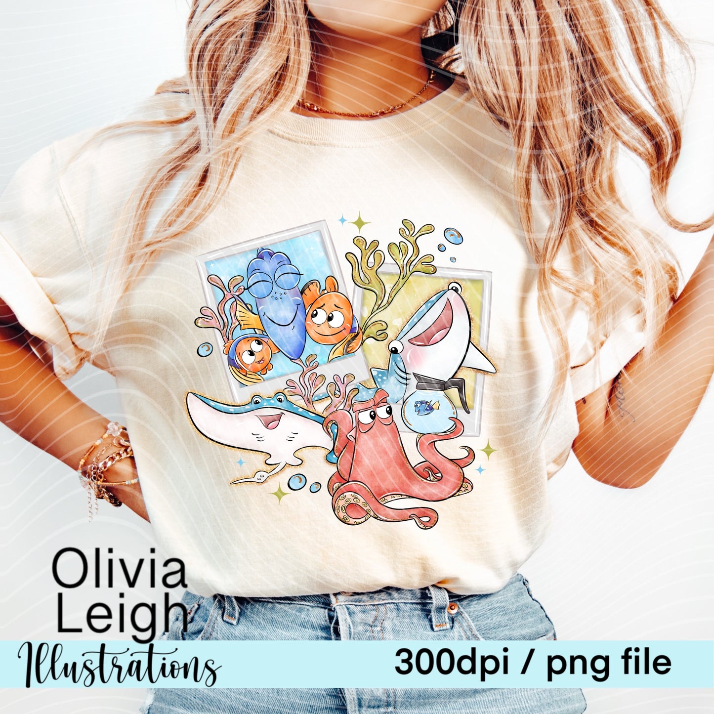 Fish Frame Shirt Design 1