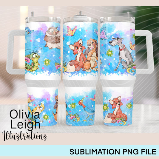 Fox 40oz Tumbler Wrap