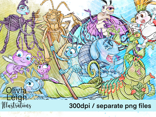 Bugs Clipart Set