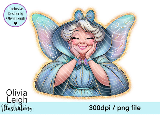 Cute Princess Godmother Clipart