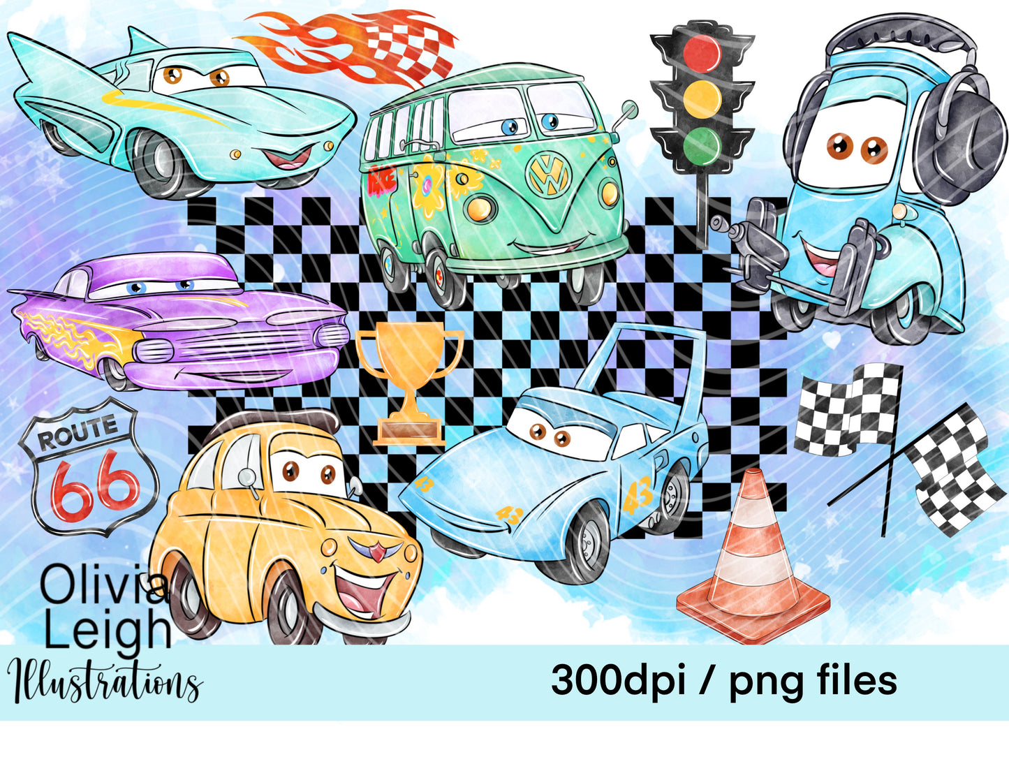 Cars Clipart Set 2