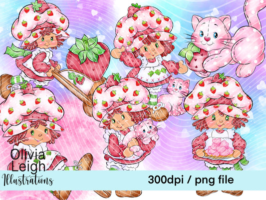 Strawberry Girl Set
