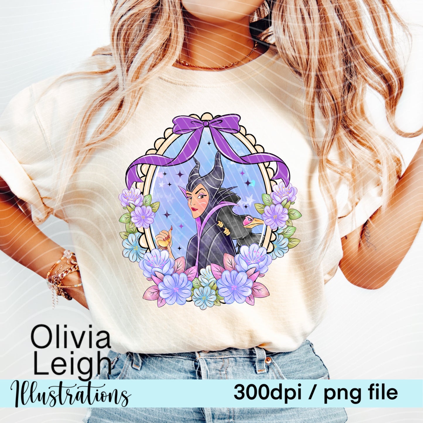 Princess Villain Frame Shirt Design