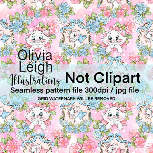 Cats Seamless Pattern